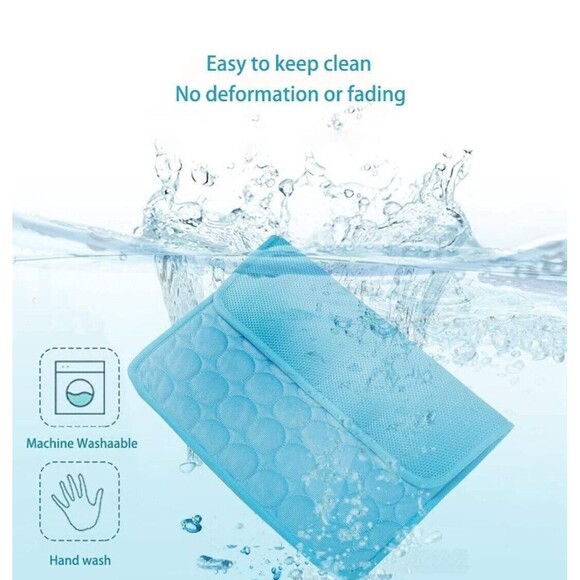 MICROCOSMOS Summer Cooling Mat & Sleeping Pad- Water Absorption Top. 40"×28" - Picture 5 of 7
